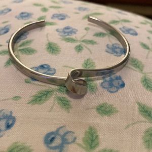 Sterling Silver Thin Looped Cuff